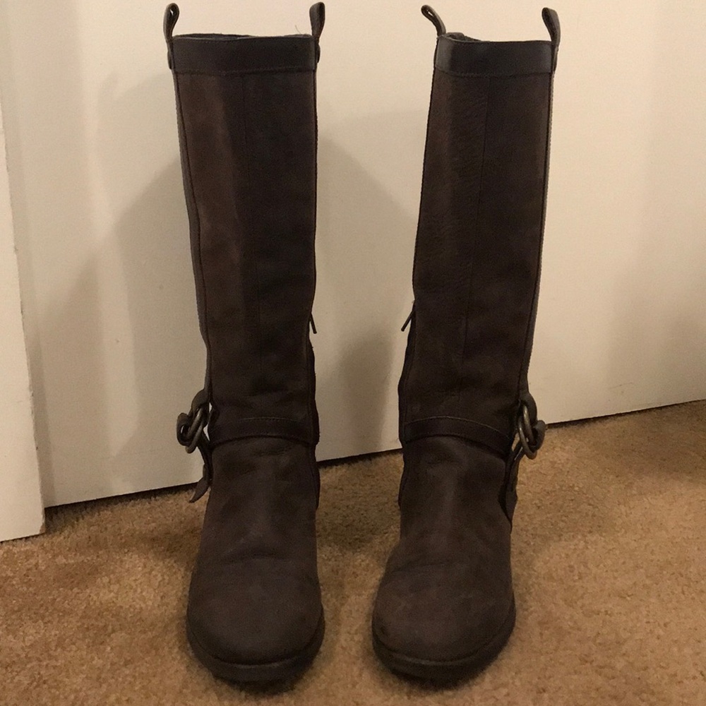 Cole Haan Nike Air Suede Leather Boots